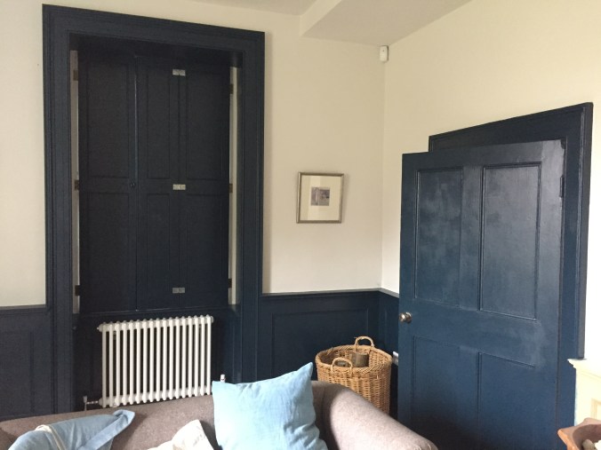 TV Room Woodwork Painting