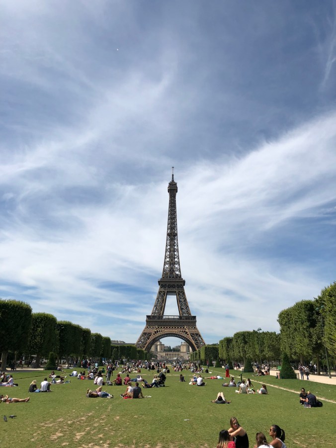 The Eiffel Tower From Champs De Mars