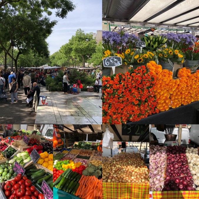 Street Market Near Place De La Republique