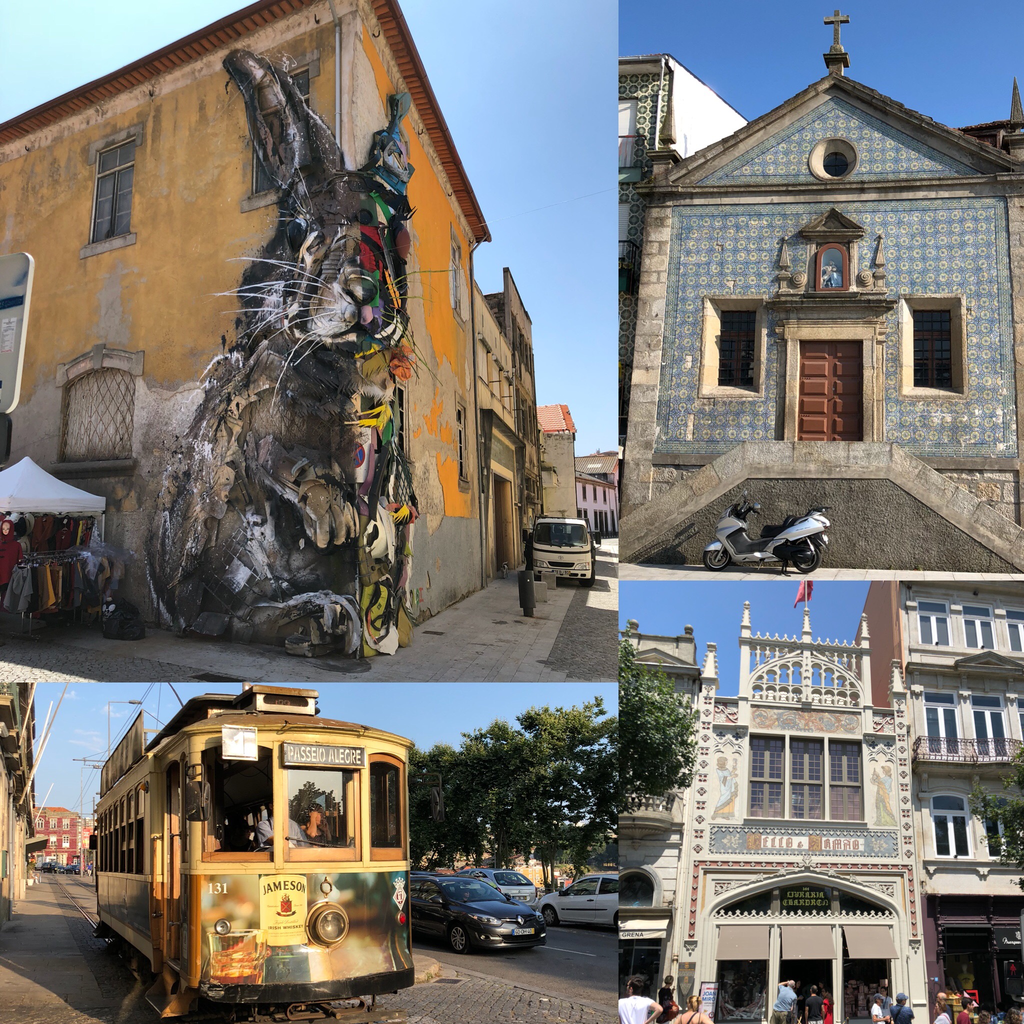 Porto's Graffiti, Trams And Tiled Buildings
