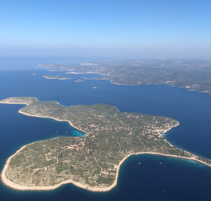 Flying Into Split, Croatia