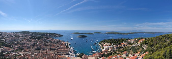 Panoramic View of Hvar