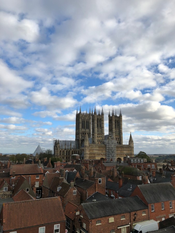 Lincoln Cathedral From The Castle Walls