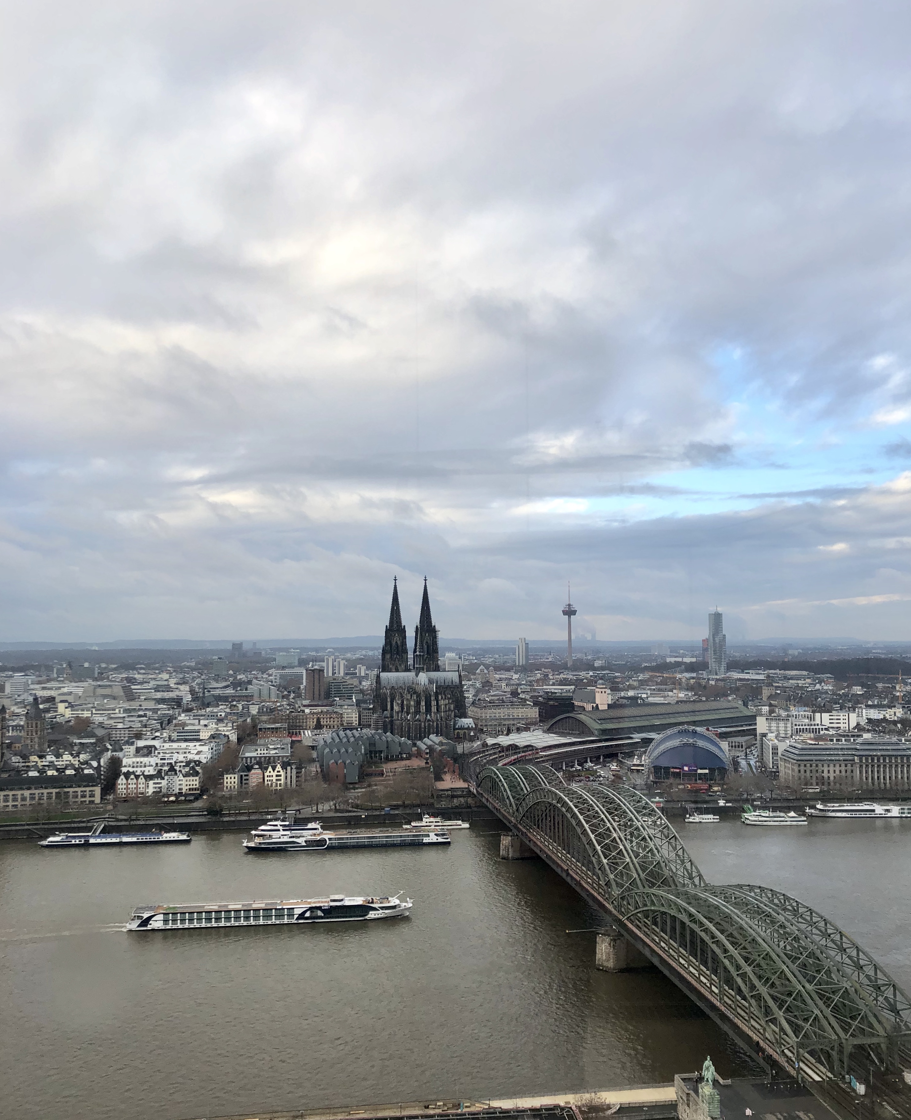 View Of Cologne From The Kohl Triangle