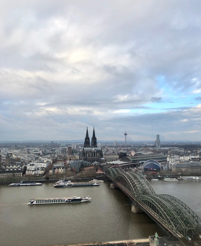 View Of Cologne From The Kohl Triangle