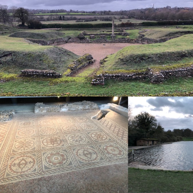 St Albans: Roman Theatre, Roman Mosaic And The Romantic Lake
