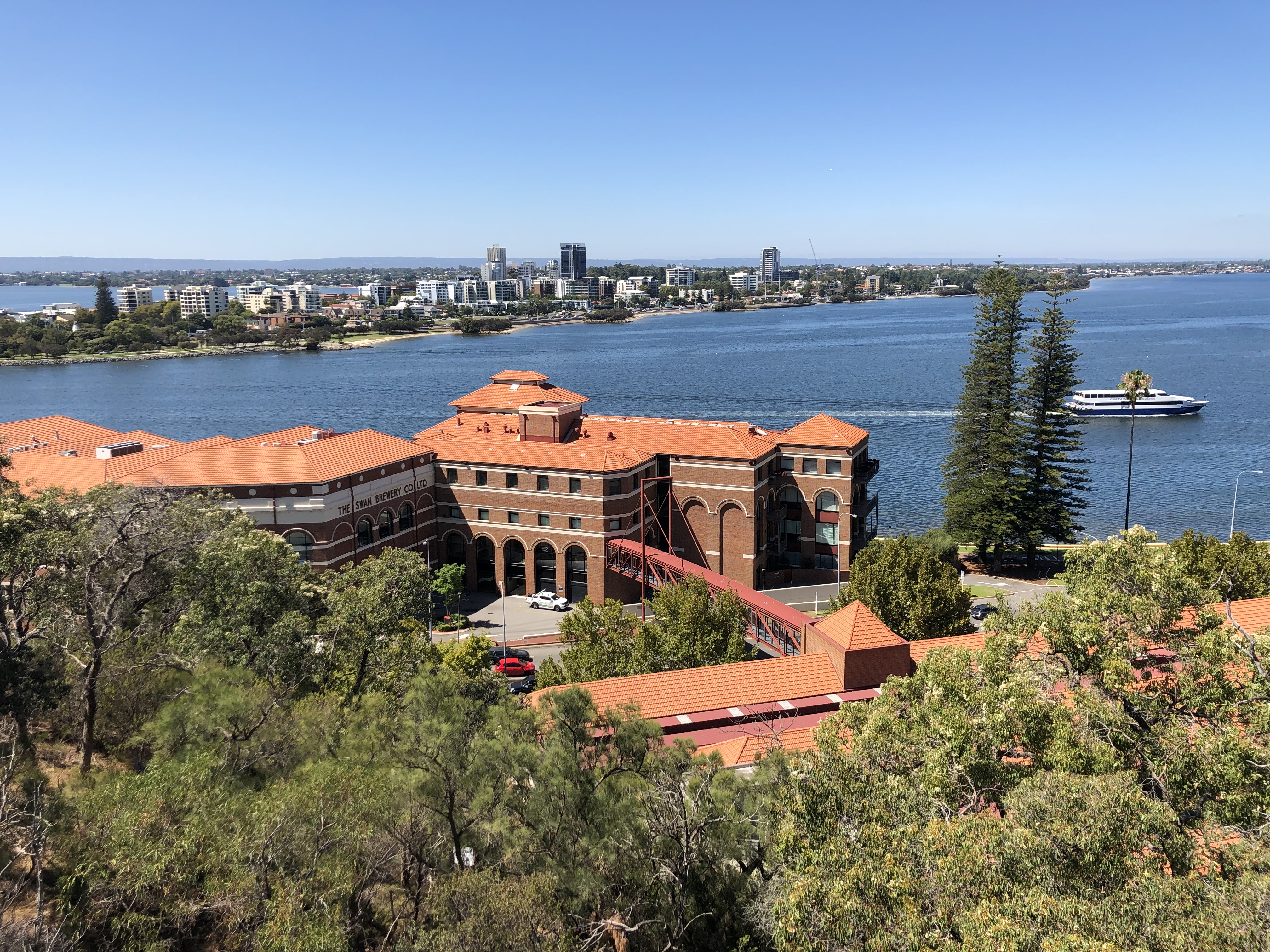 Swan Brewery From Kings Park