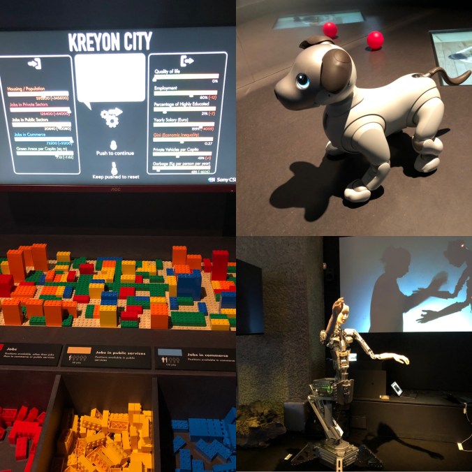 Exhibits In The AI: More Than Human Exhibition