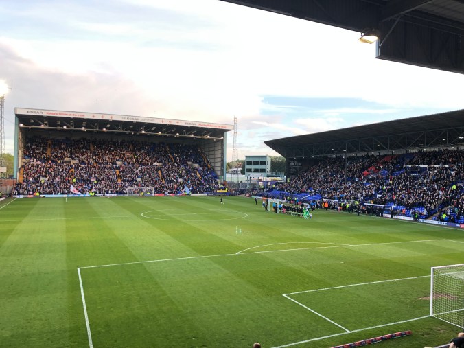 Lining Up For The 1st Leg Playoff Semi-Final At Prenton Park (Tranmere Rovers)