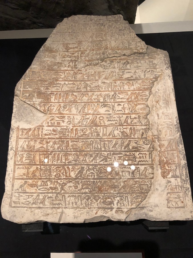 A Limestone Stela With Classical Heiroglyphs