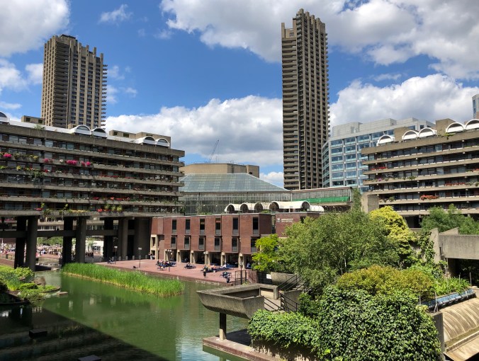 View Of The Barbican Complex In The Sun