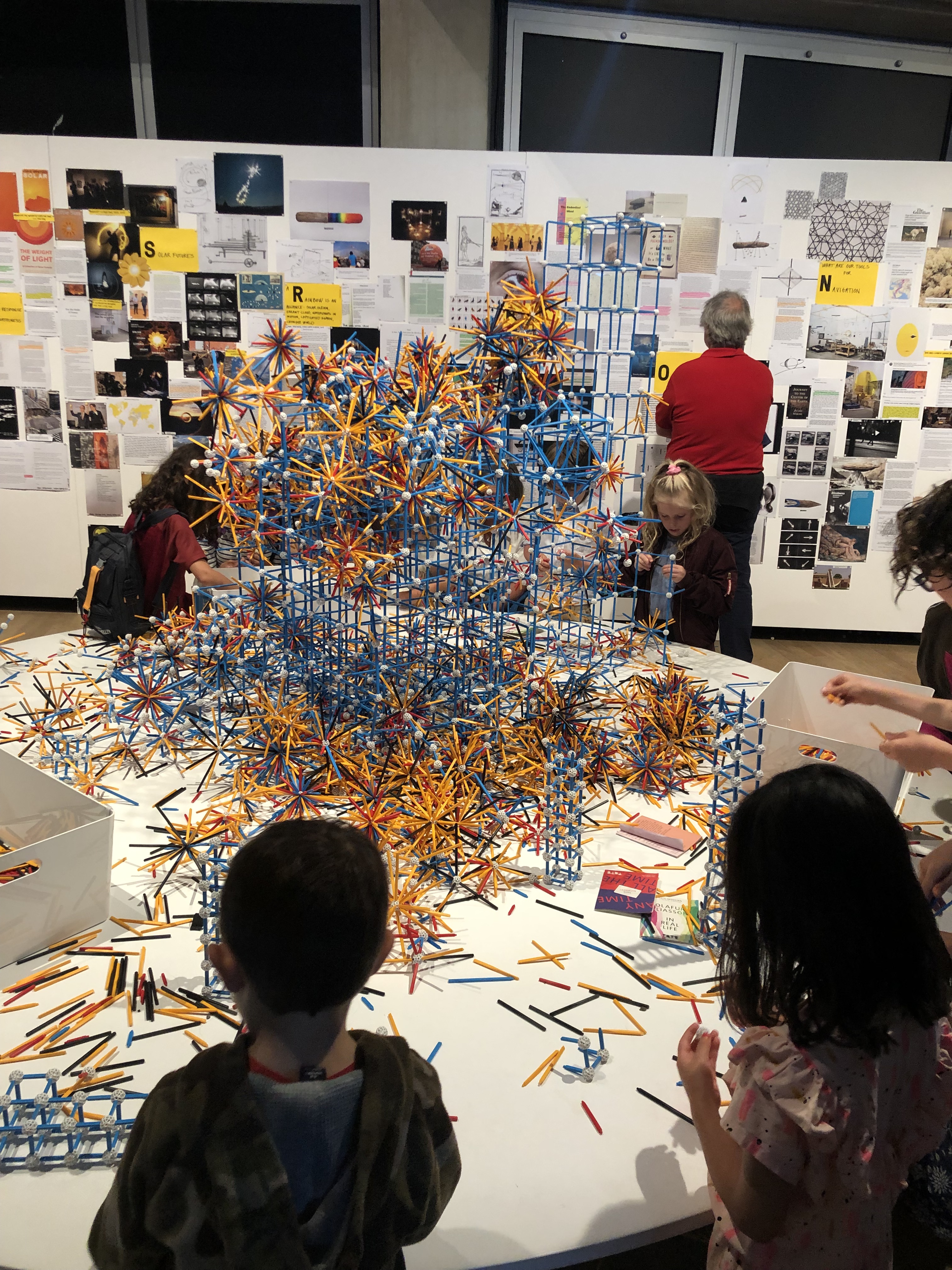 Children Enjoying Eliasson's Evolution Project (2001)