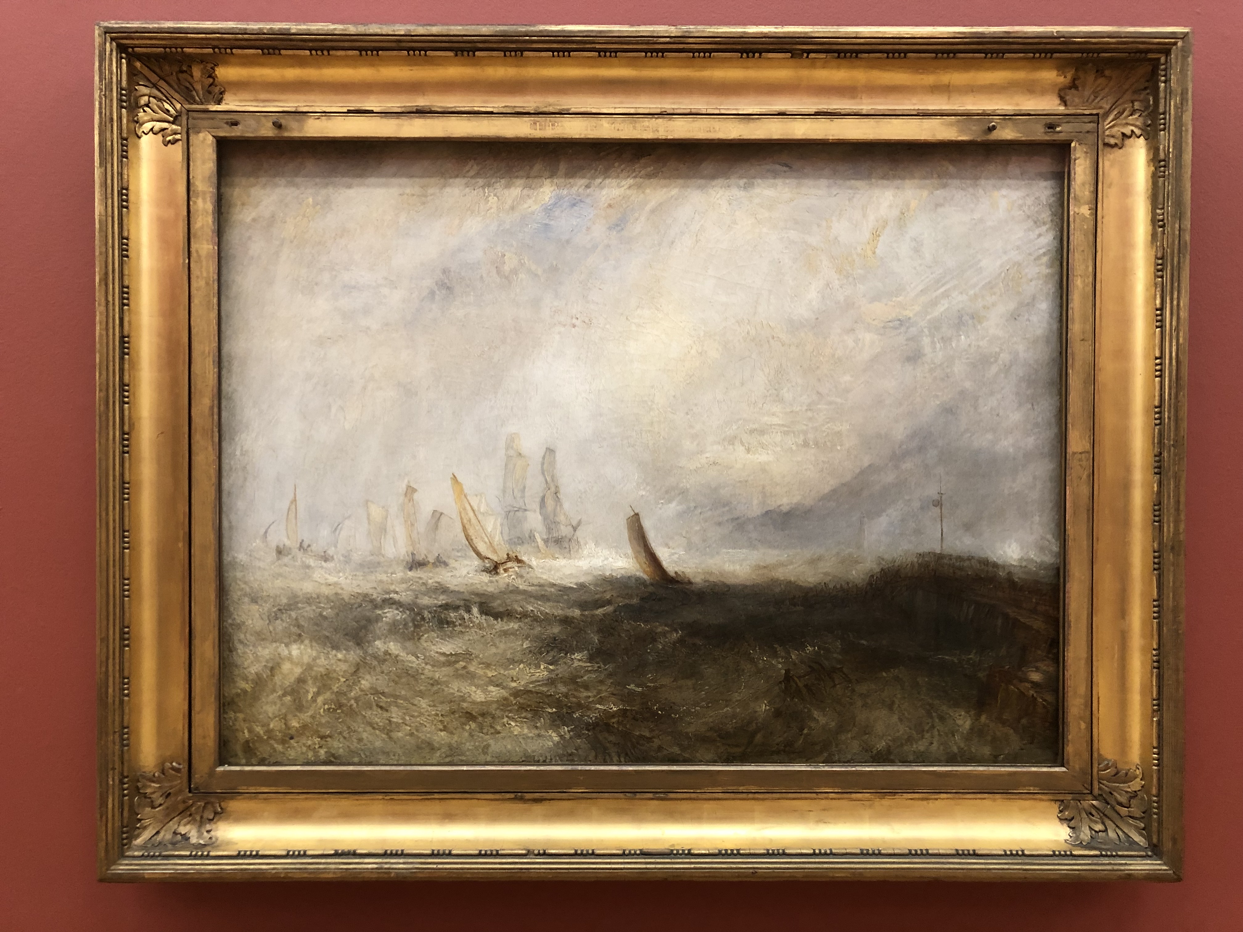 Turner's 'Fishing Boats Bringing A Disabled Ship Into Port Ruysdael' (1844)