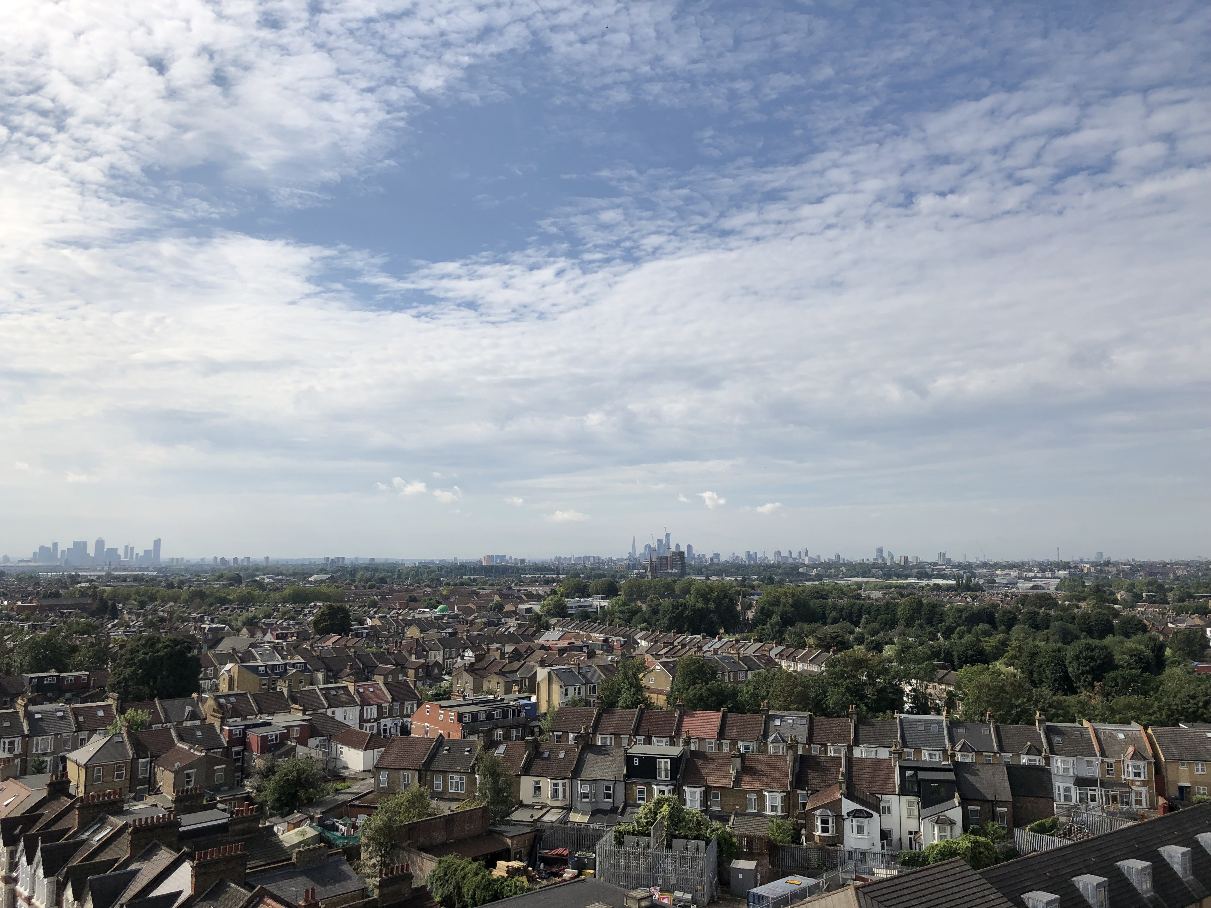 View Of The City And Canary Wharf From MS And His Girlfriends' Flat