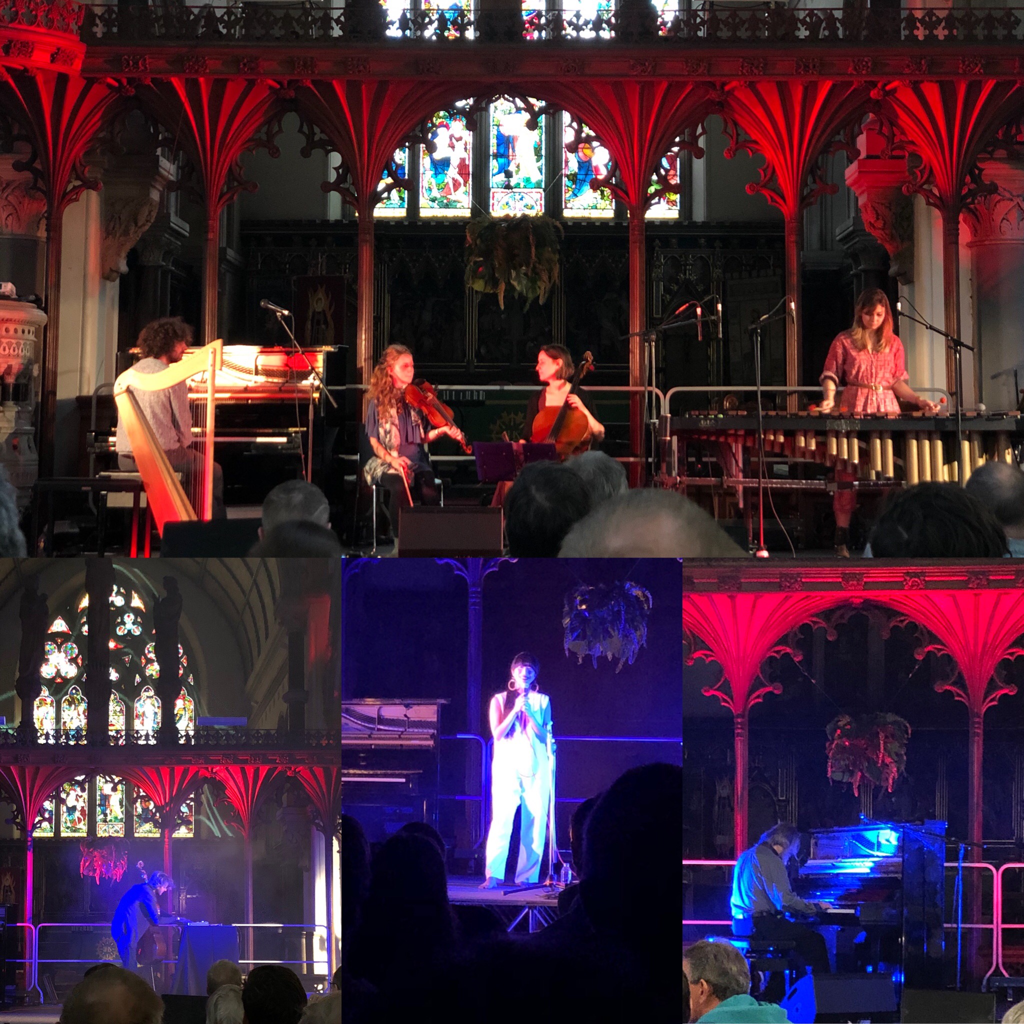 Spindle Ensemble, Sebastian Plano, Hatis Noit and Lubomyr Melnyk At The Hidden Notes Festival At St Laurence Church, Stroud
