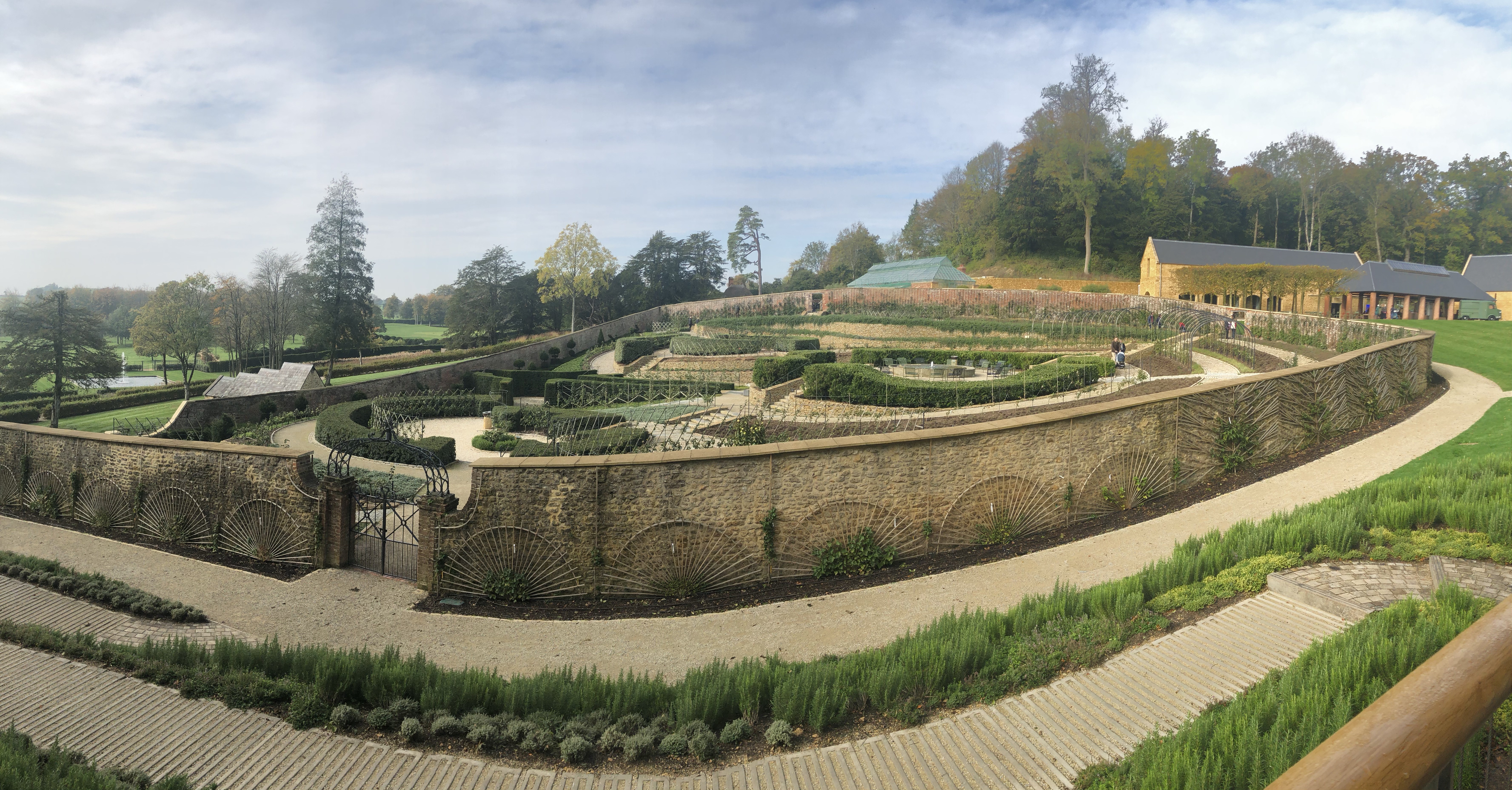Panoramic View Of The Parabola Garden