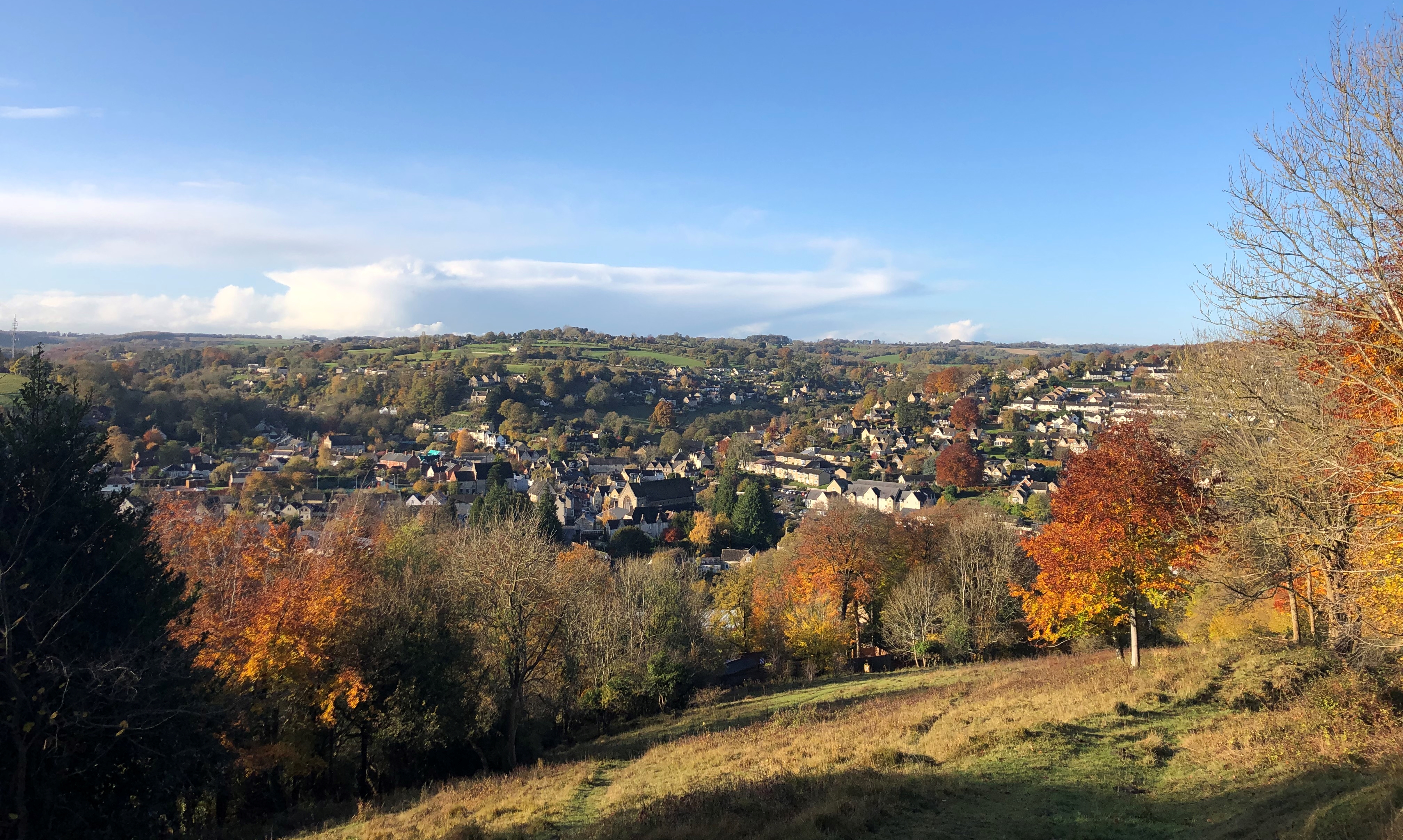 View Of Nailsworth Looking South