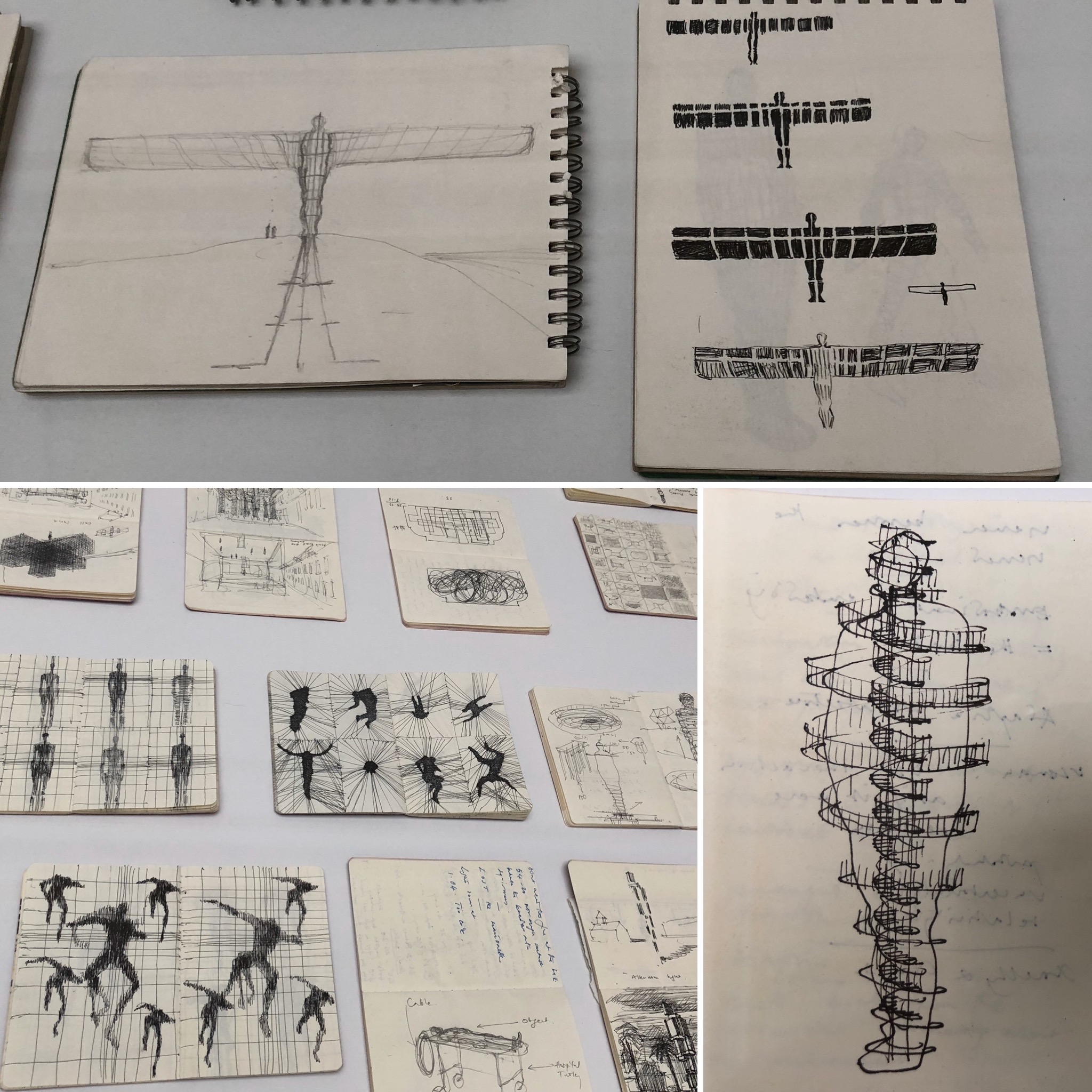 Some Of Antony Gormley's Workbooks