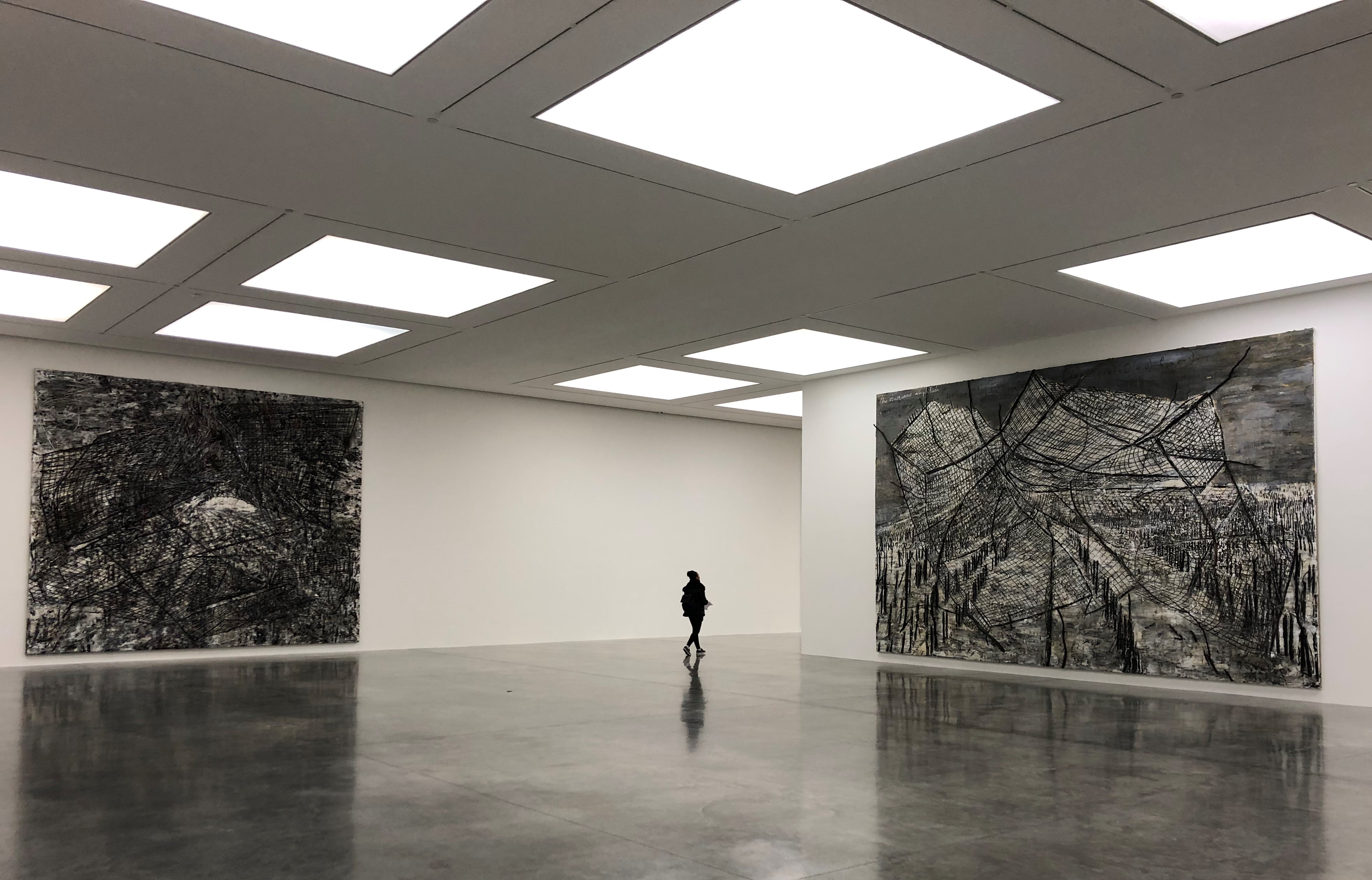 The White Cube Gallery With Anselm Keifer Paintings