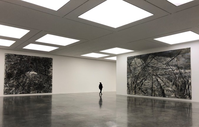The White Cube Gallery With Anselm Keifer Paintings