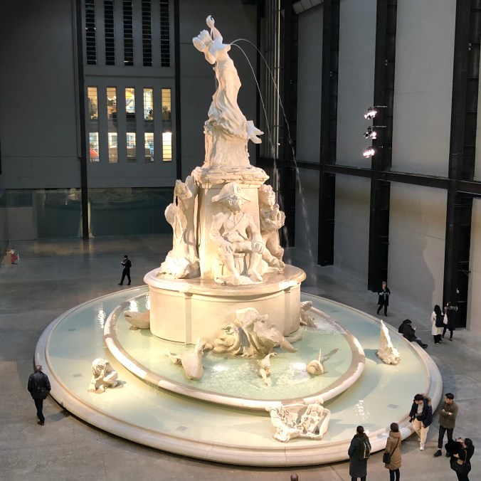Kara Walker's Huge Fountain In The Turbine Room At The Tate Modern