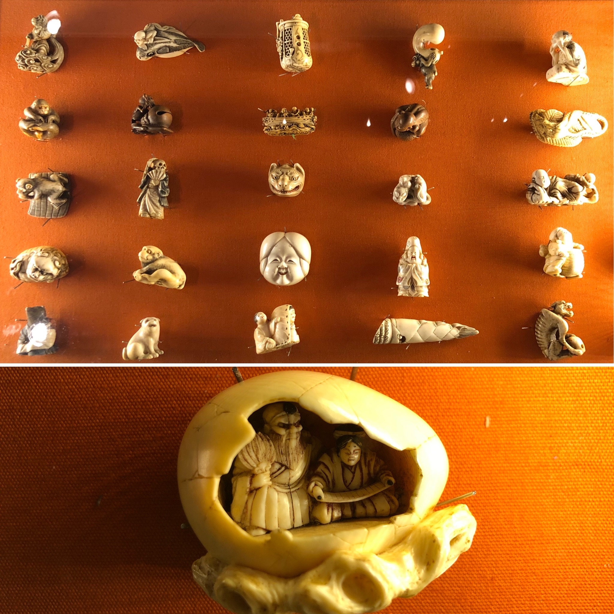 Amazing Set Of Netsuke, Holbourne Museum, Bath