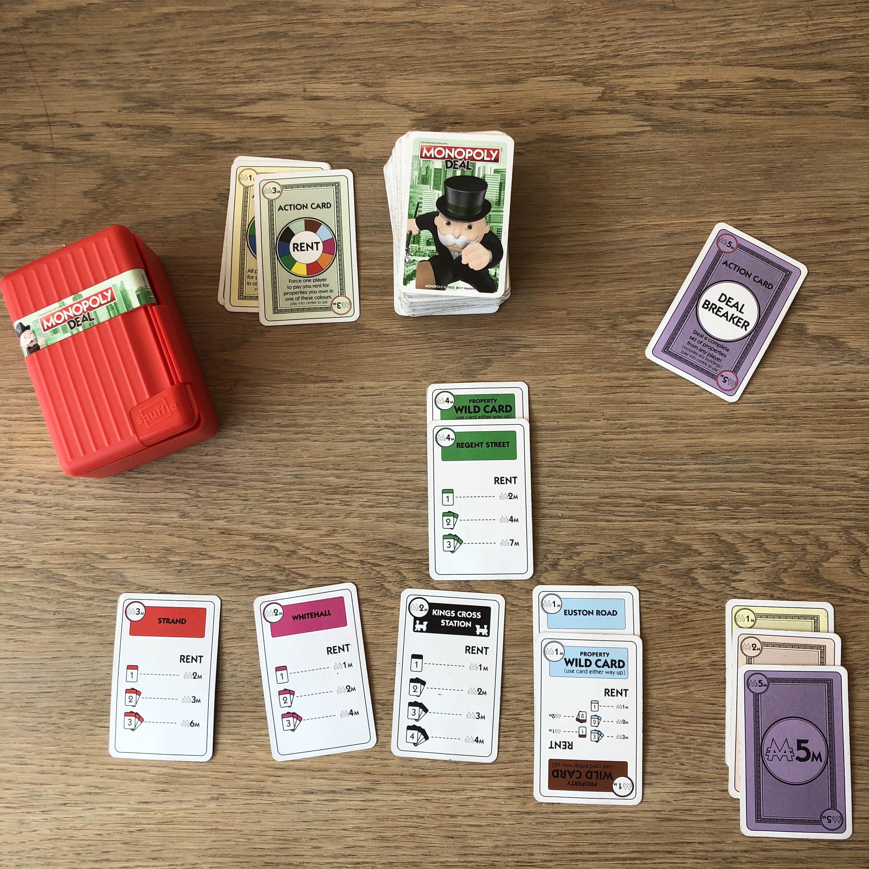 Monopoly Deal; A Cut Down Monopoly Game With Just Cards