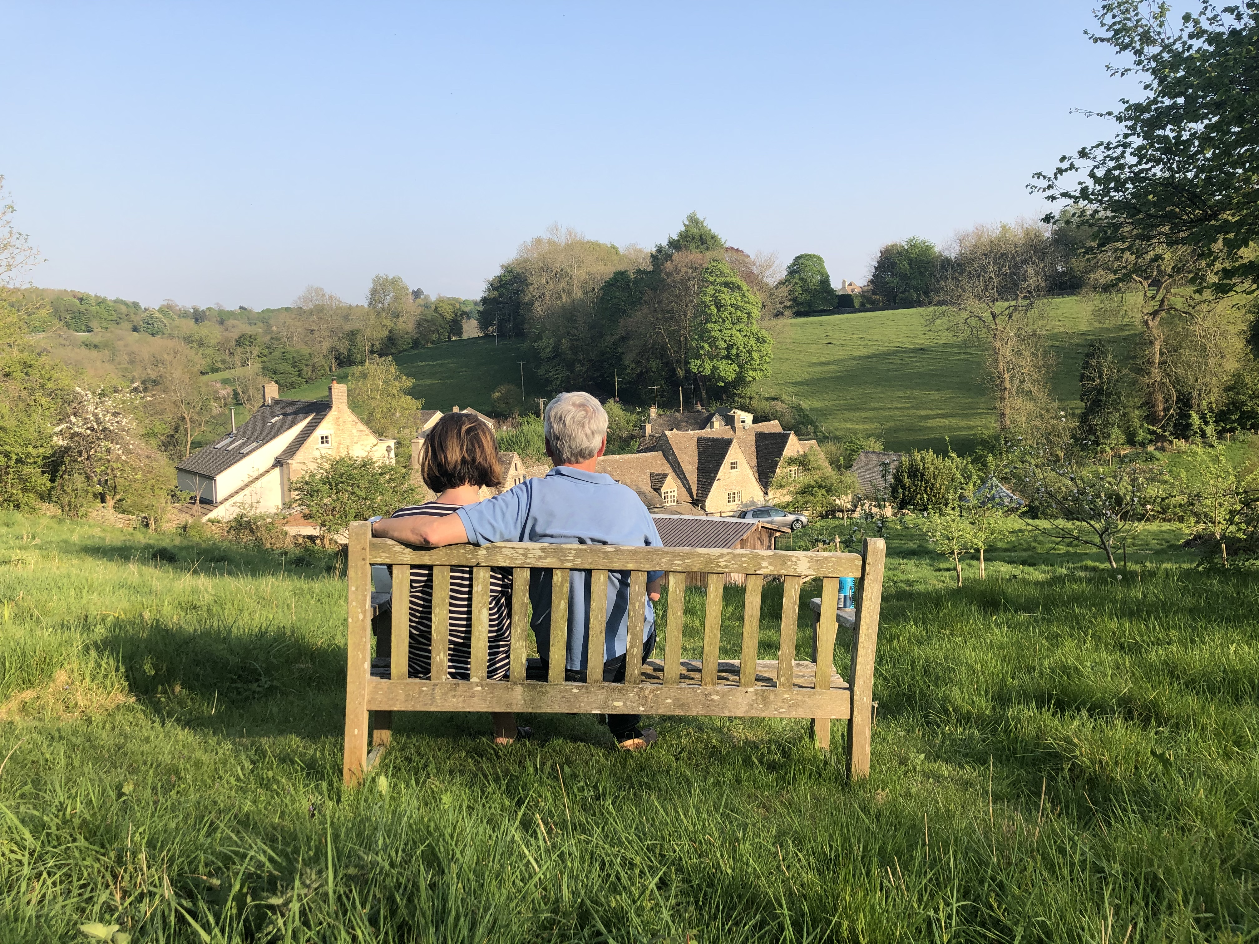 Evening Wine In Our Field