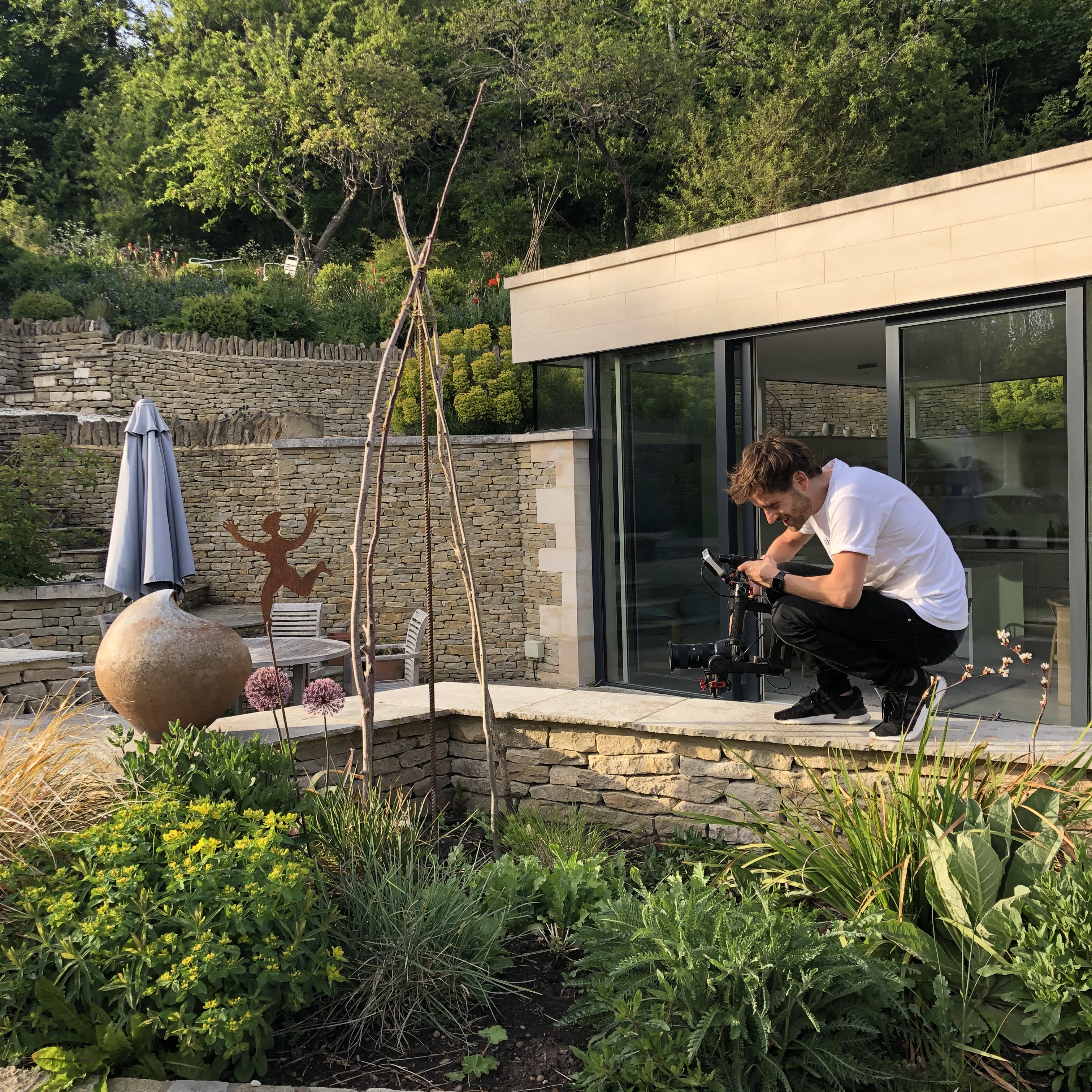 The Videographer At Work