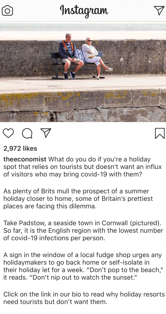 One Of The Many Indicators That Persuaded Us That A Cornish Holiday Right Now Is Inappropriate