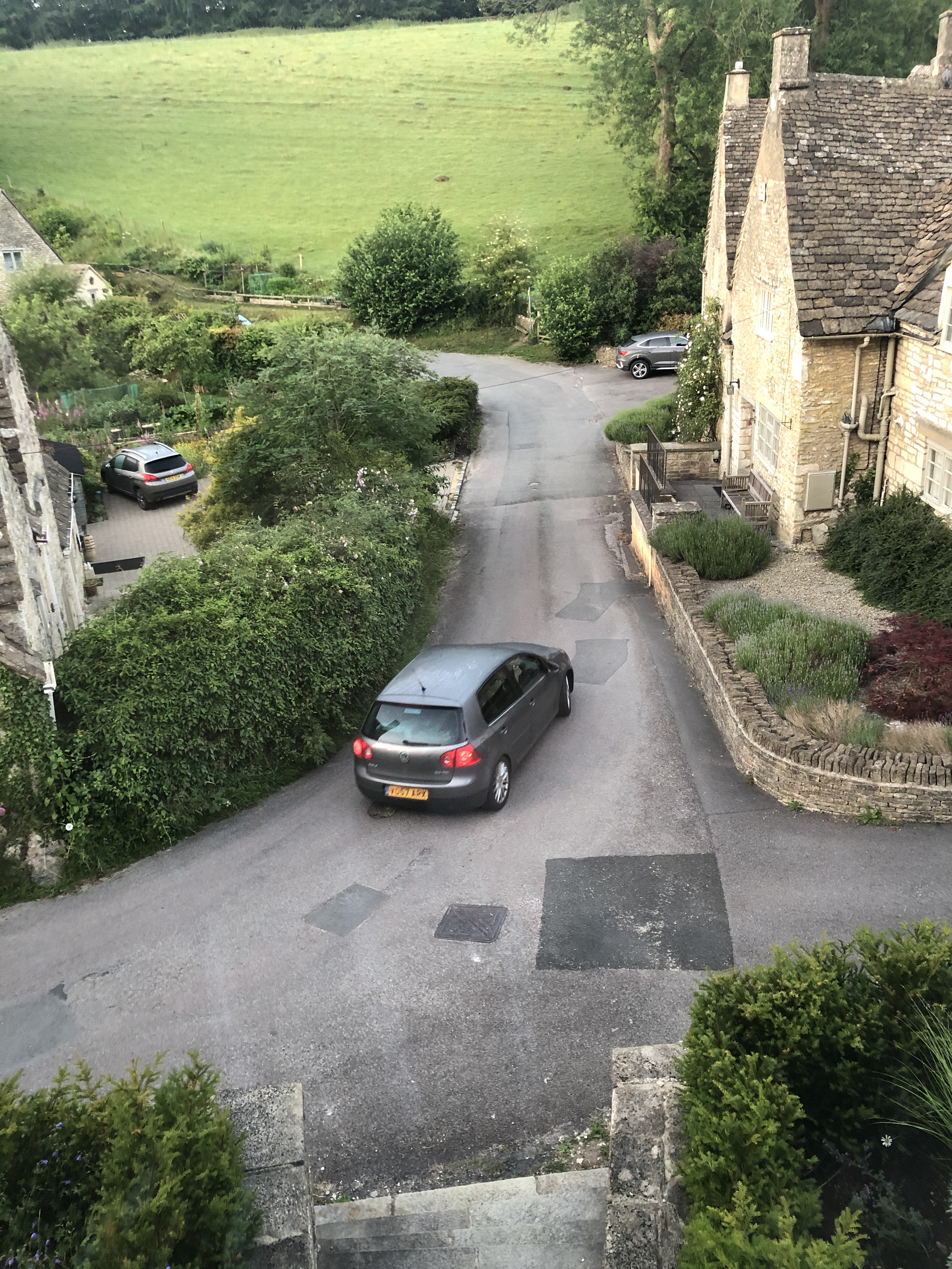 Watching Youngest Son From Our Bedroom Departing In The Wee Early Hours