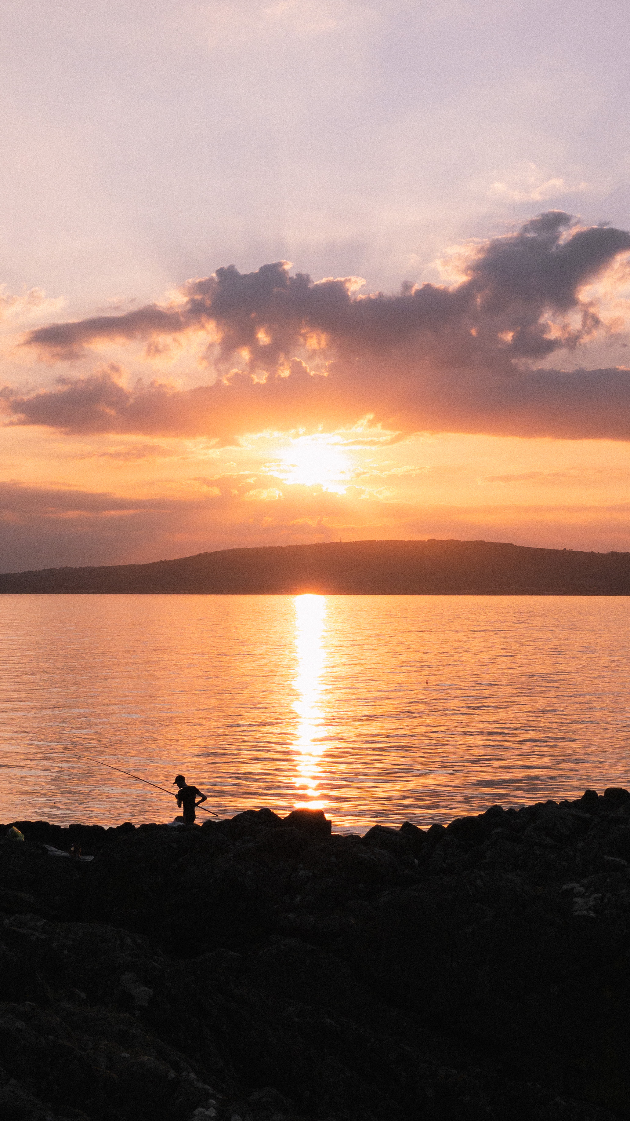 Sunset Across Langan River Estuary