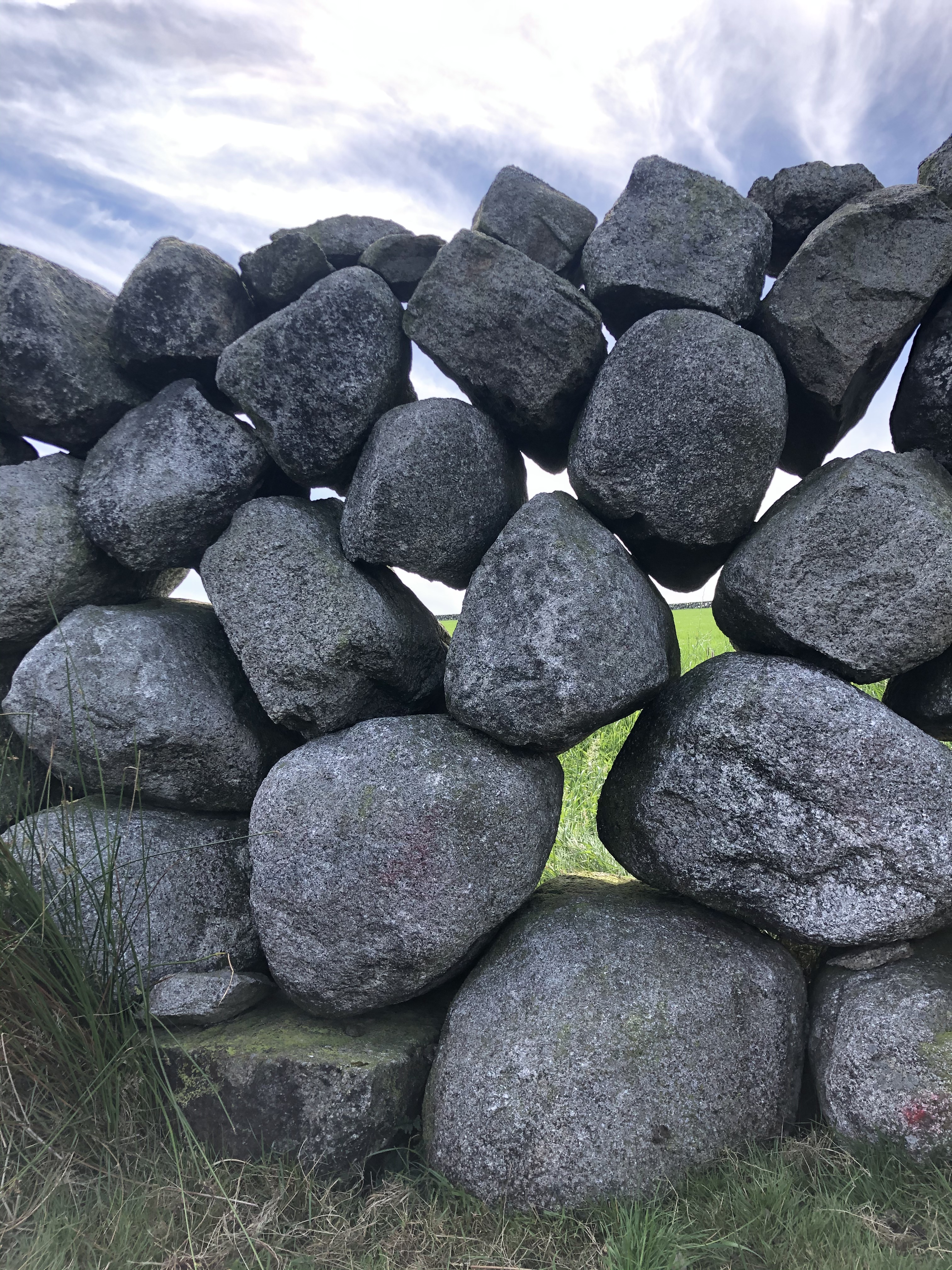 Granite Wall In The Mourne Mountains