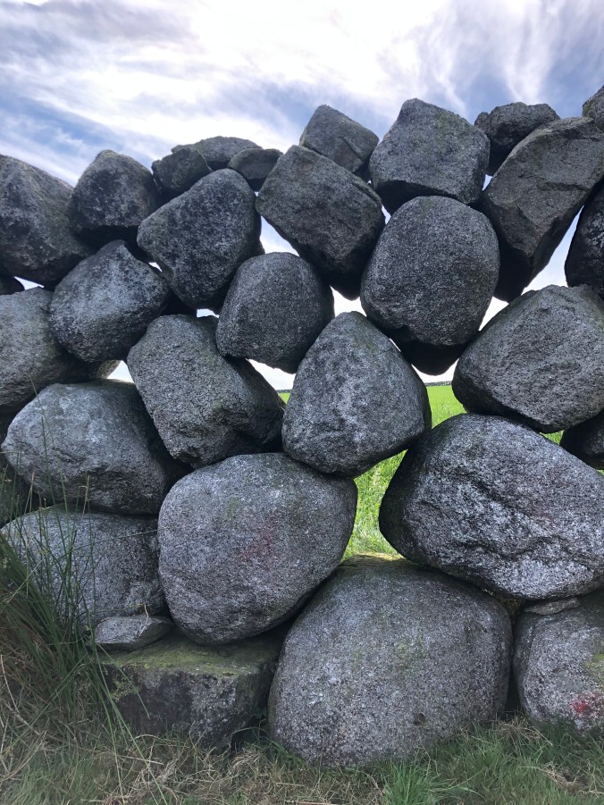 Granite Wall In The Mourne Mountains