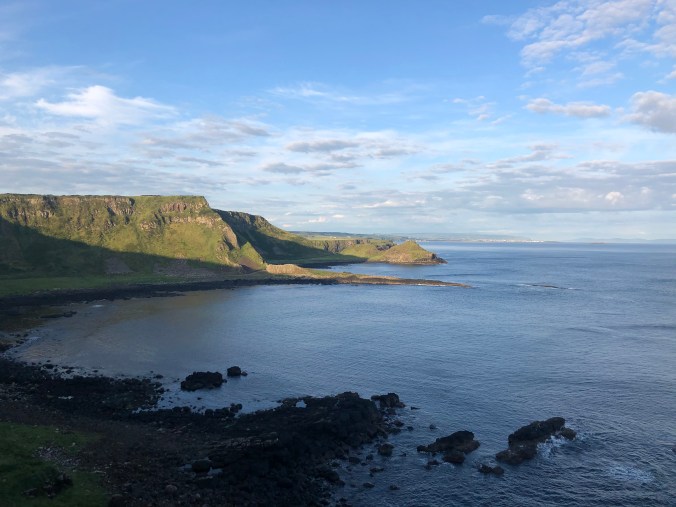 Sunrise Starting To Illuminate The Giants Causeway, Antrim, Northern Ireland
