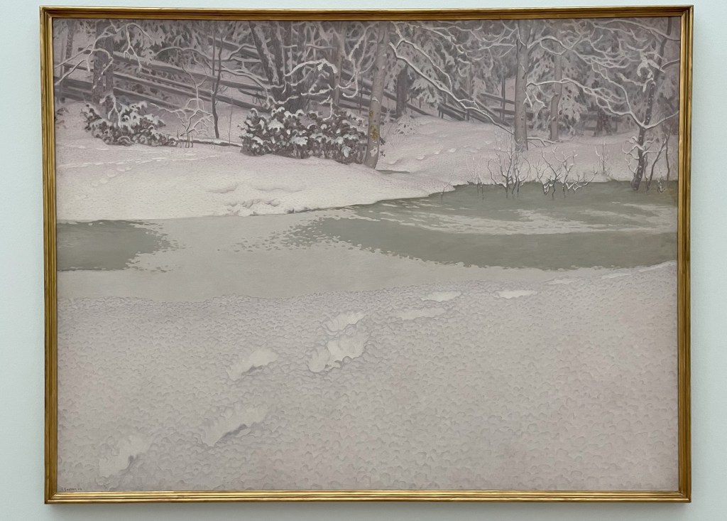 'Newly Fallen Snow' By Gustaf Fjaestad