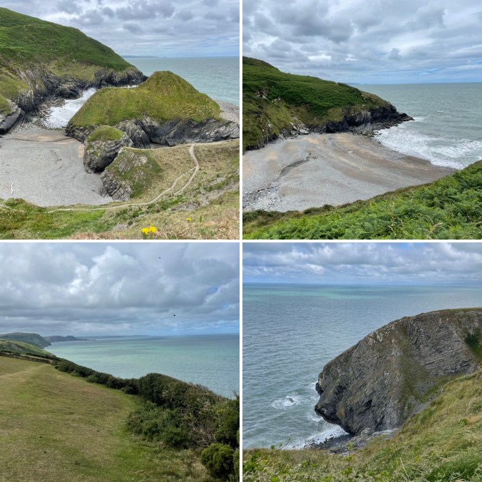 Cliff Walk To The South Of New Quay
