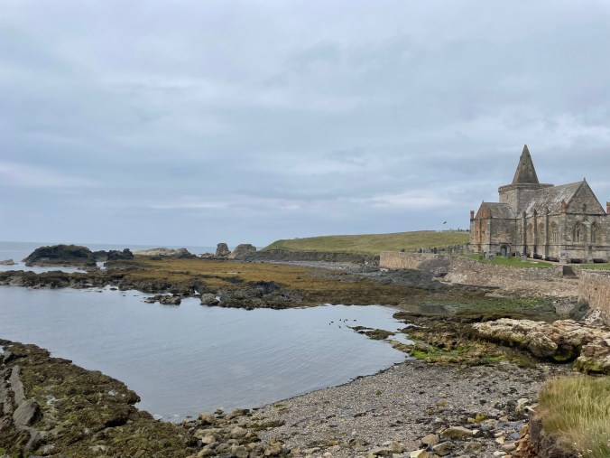 Coastal Walk Route And St Monans Church