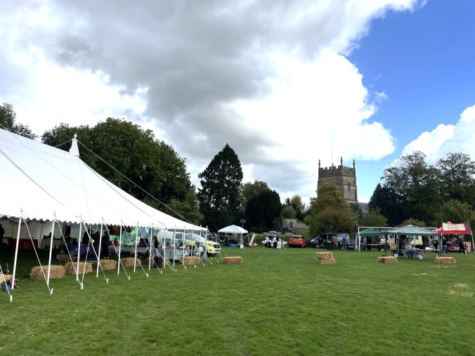 Variable Weather During Prep For This Year's Village Fete