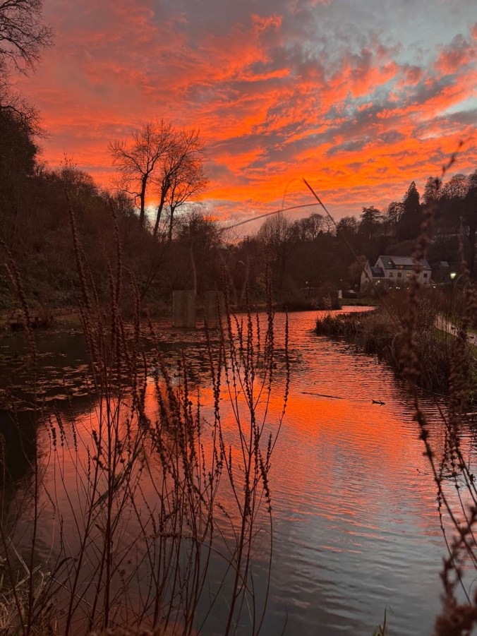 Winter Sunset At Ruskin Mill