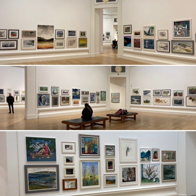 Huge Variety Of Watercolours from Royal Academicians At The Scottish National Galley Show
