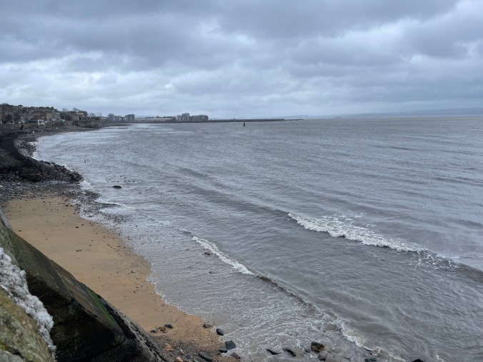 The Firth of Forth Outside The Starbank Inn. Gloomy Day But Nice To See The Sea!