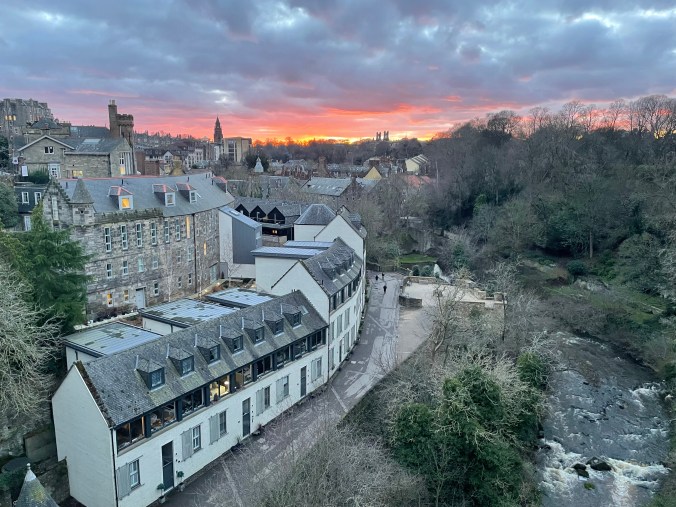 Sunset Over Edinburgh