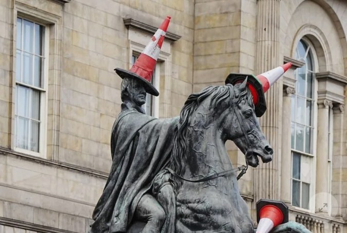 'Traffic Cones In The Wrong Place!'
