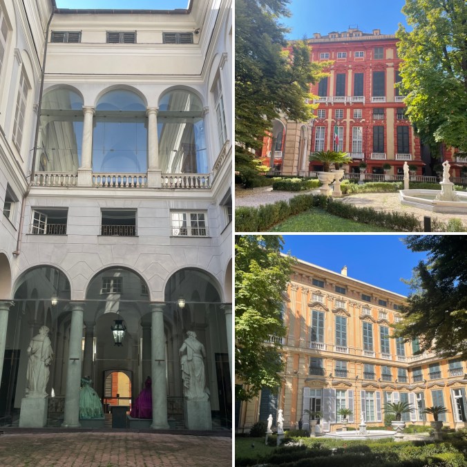 Palazzo Bianco and Palazzo Rosso From Its Terrace