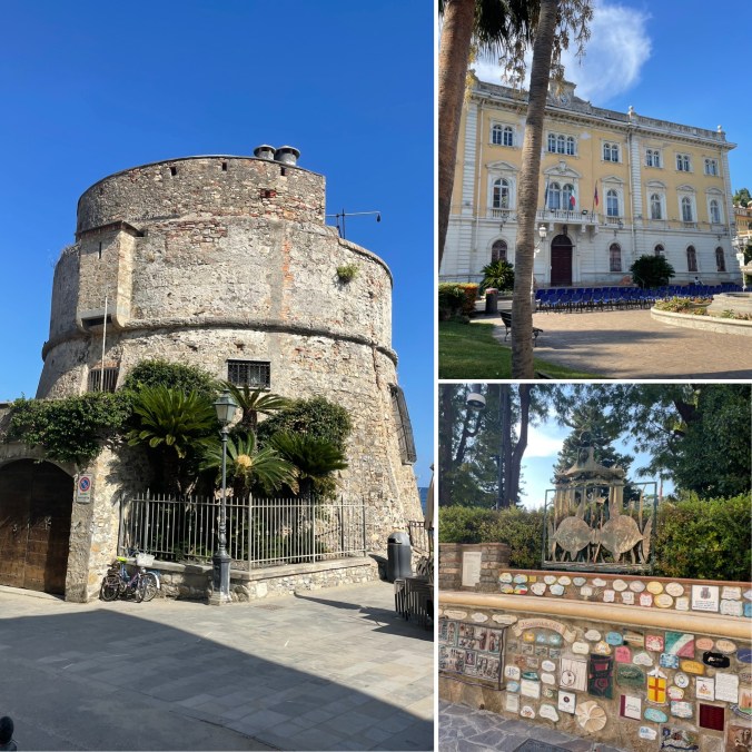 Views In Alassio Including The Muretto (Bottom Right)