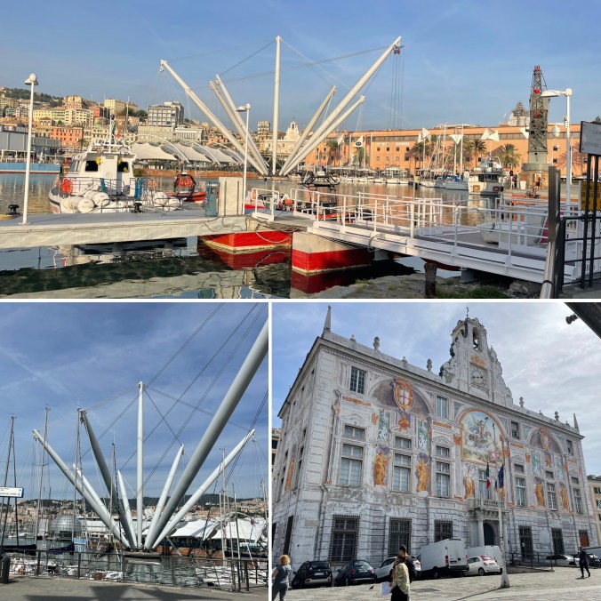 Genoa Port Including Palazzo San Giorgio