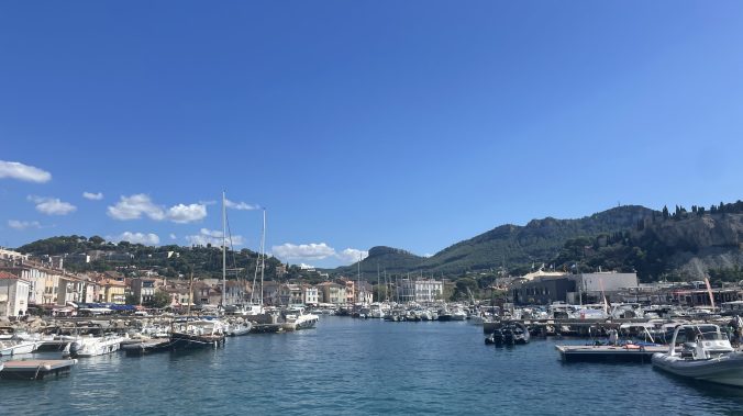Approaching Cassis Harbour